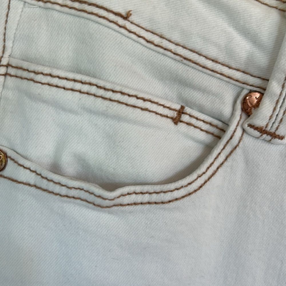 Lola Jeans Kate crew high rise four way 360 comfort stretch Lively ECRU size 4 - Picture 5 of 13